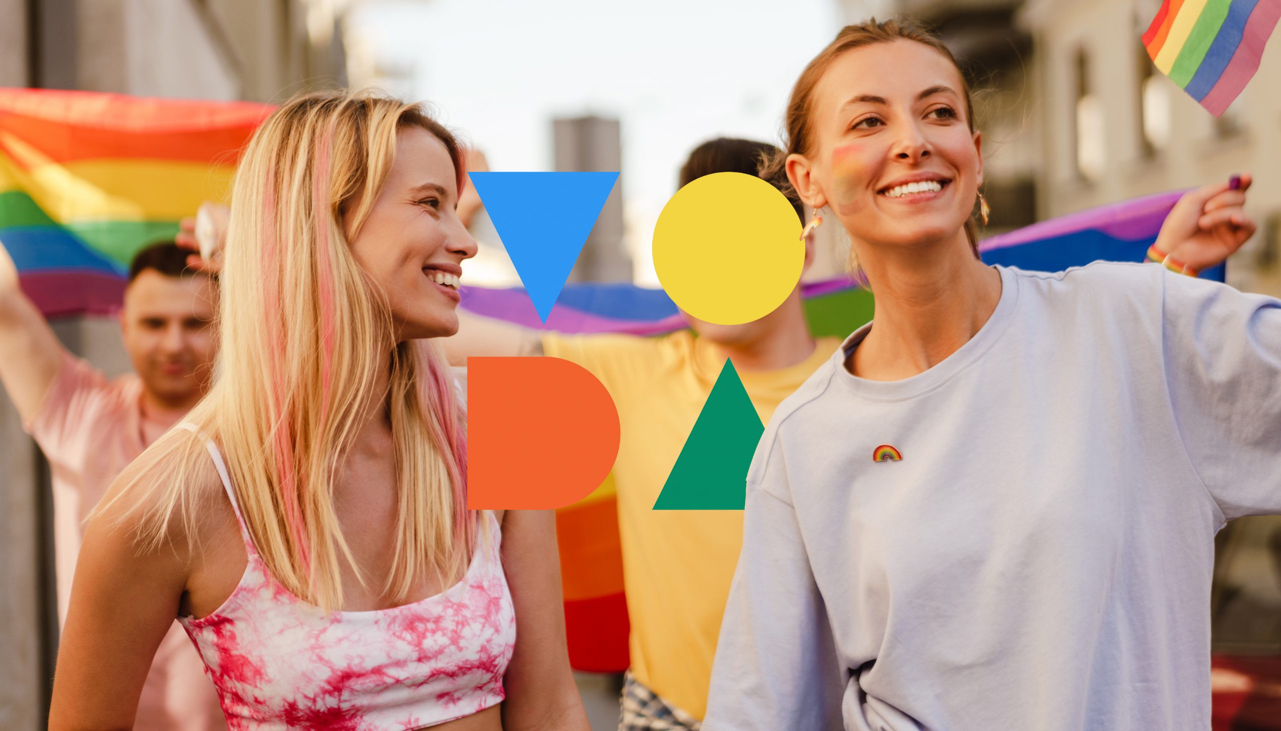 VODA Logo design on poster